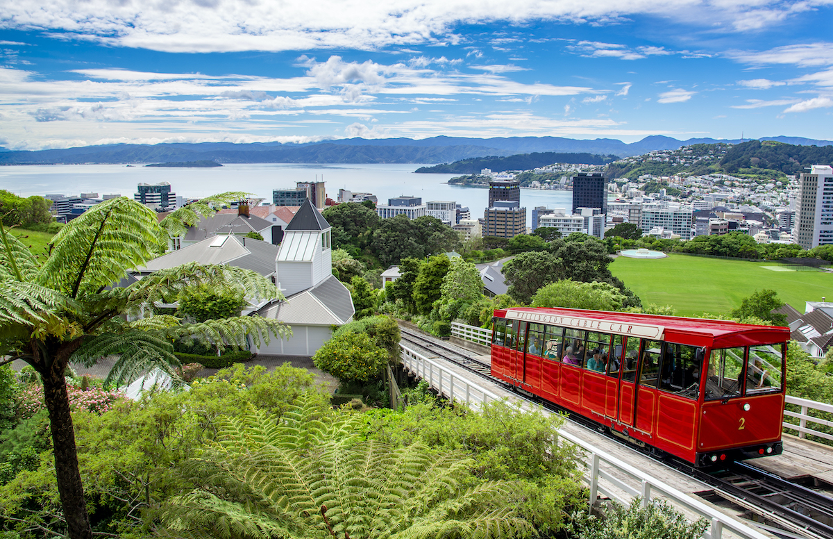 Red Cable Car Wellington door Anniek Mulder