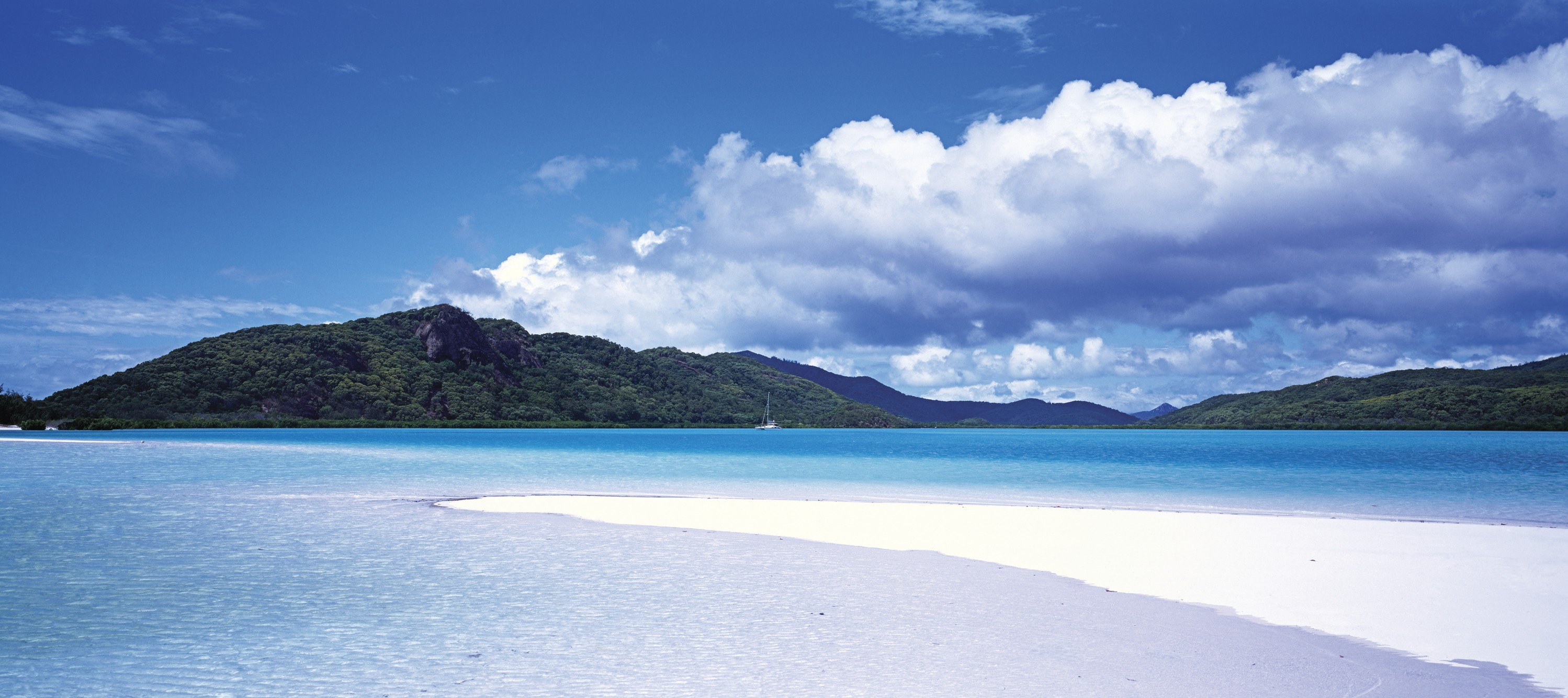wit strand in australie romantische reisbestemming