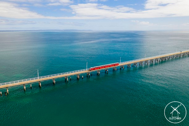 Pier in Busselton tijdens roadtrip vanaf Perth