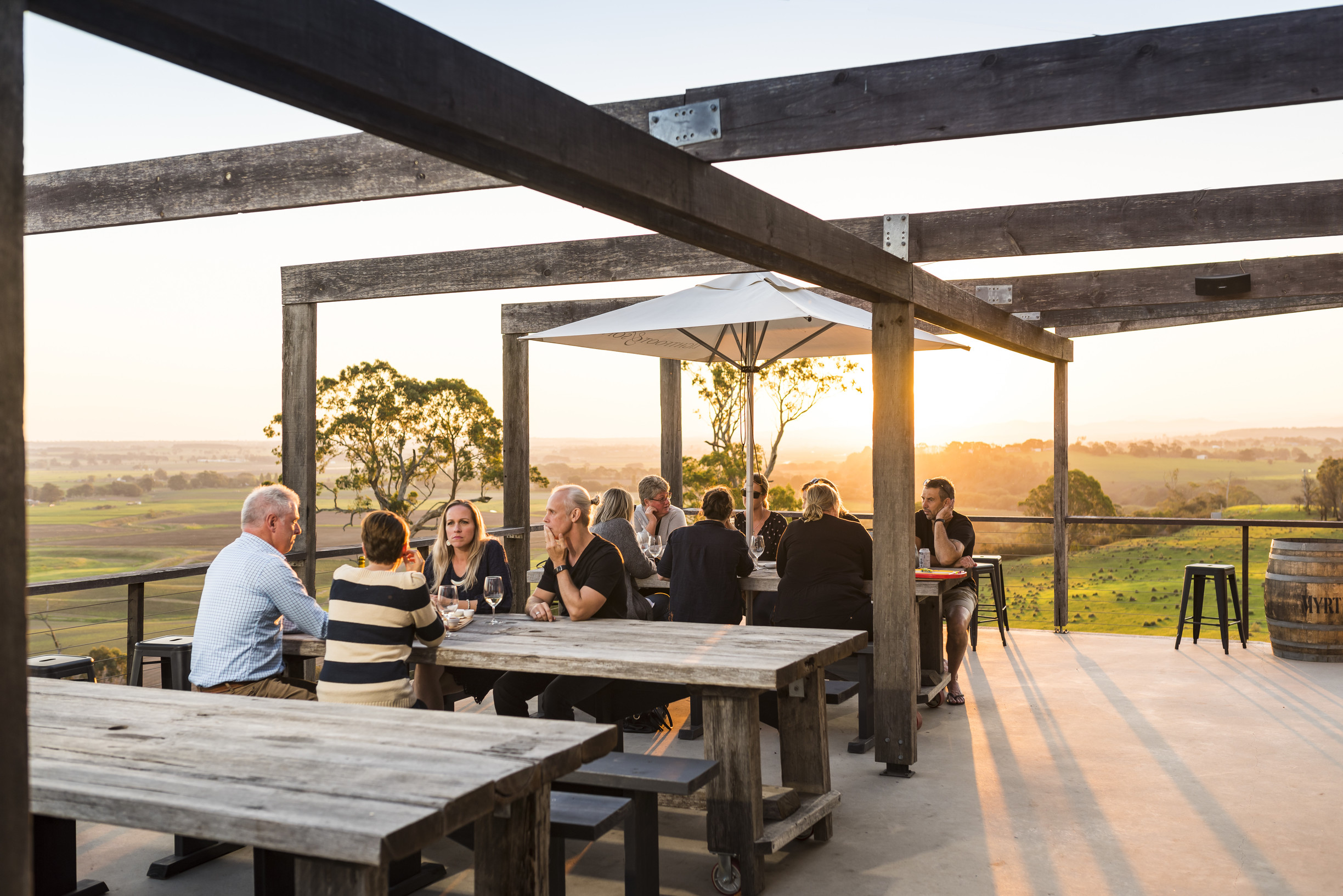 Wineries and the hills around Adelaide Australian Adventure Travel