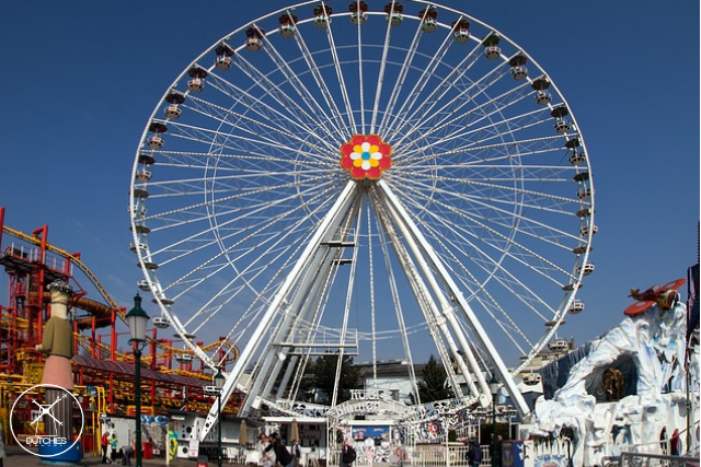 Reuzenrad in Prater Wenen