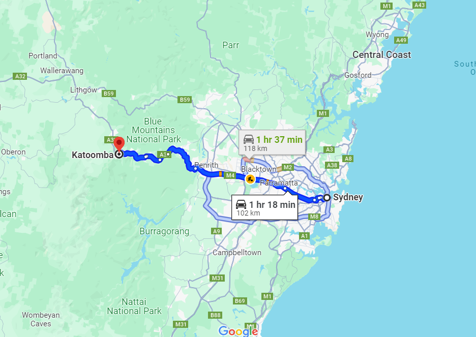 Roadtrip van Sydney naar de Blue Mountains