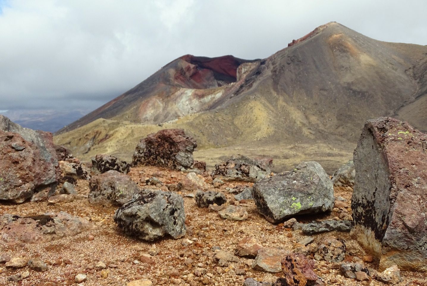 Tongariro Crossing Track wandeling in Nieuw-Zeeland