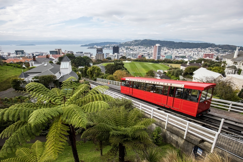 Kabelbaan in Wellington