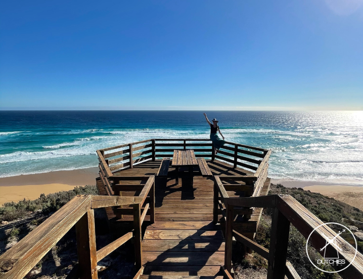 Uitkijkpunt bij Lochs Well Lookout in Zuid Australie