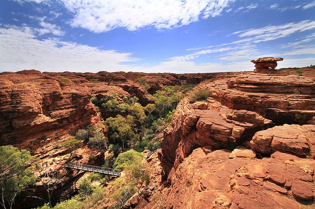 Kings Canyon De Outback van Australi